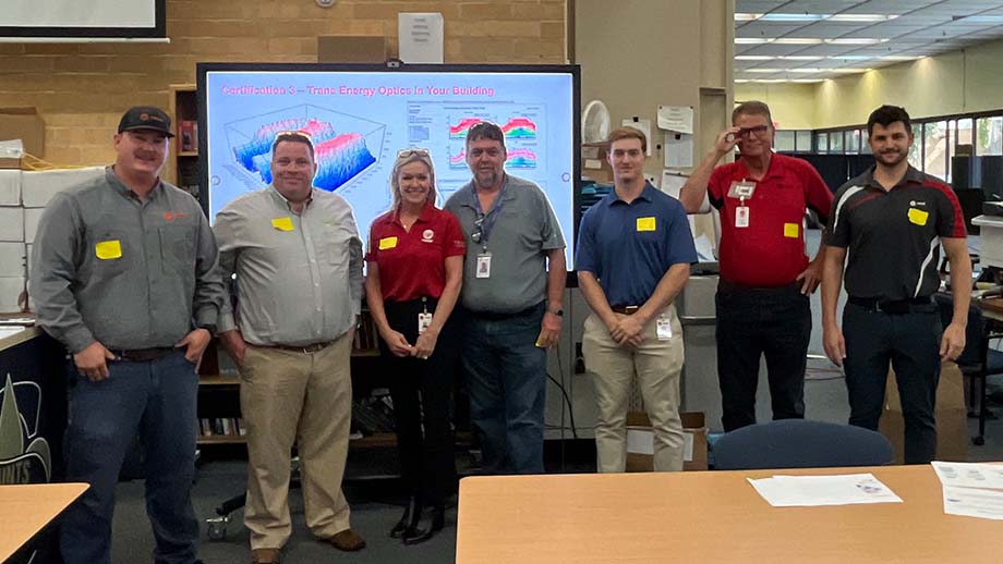 Lynette and regional team members at a Duval County high school career day