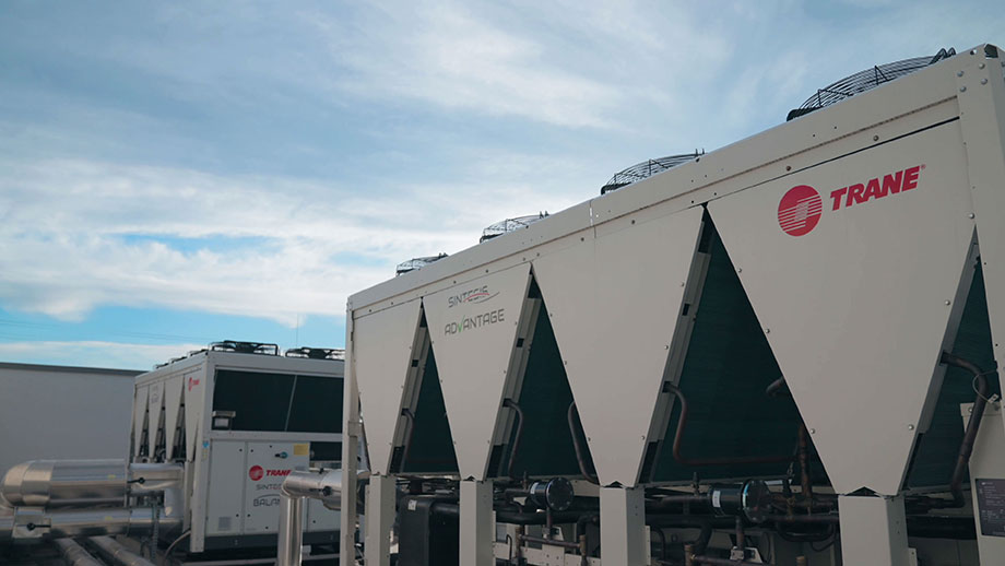 Trane rooftop unit at Oberhausen