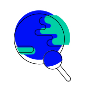 icon representing the earth